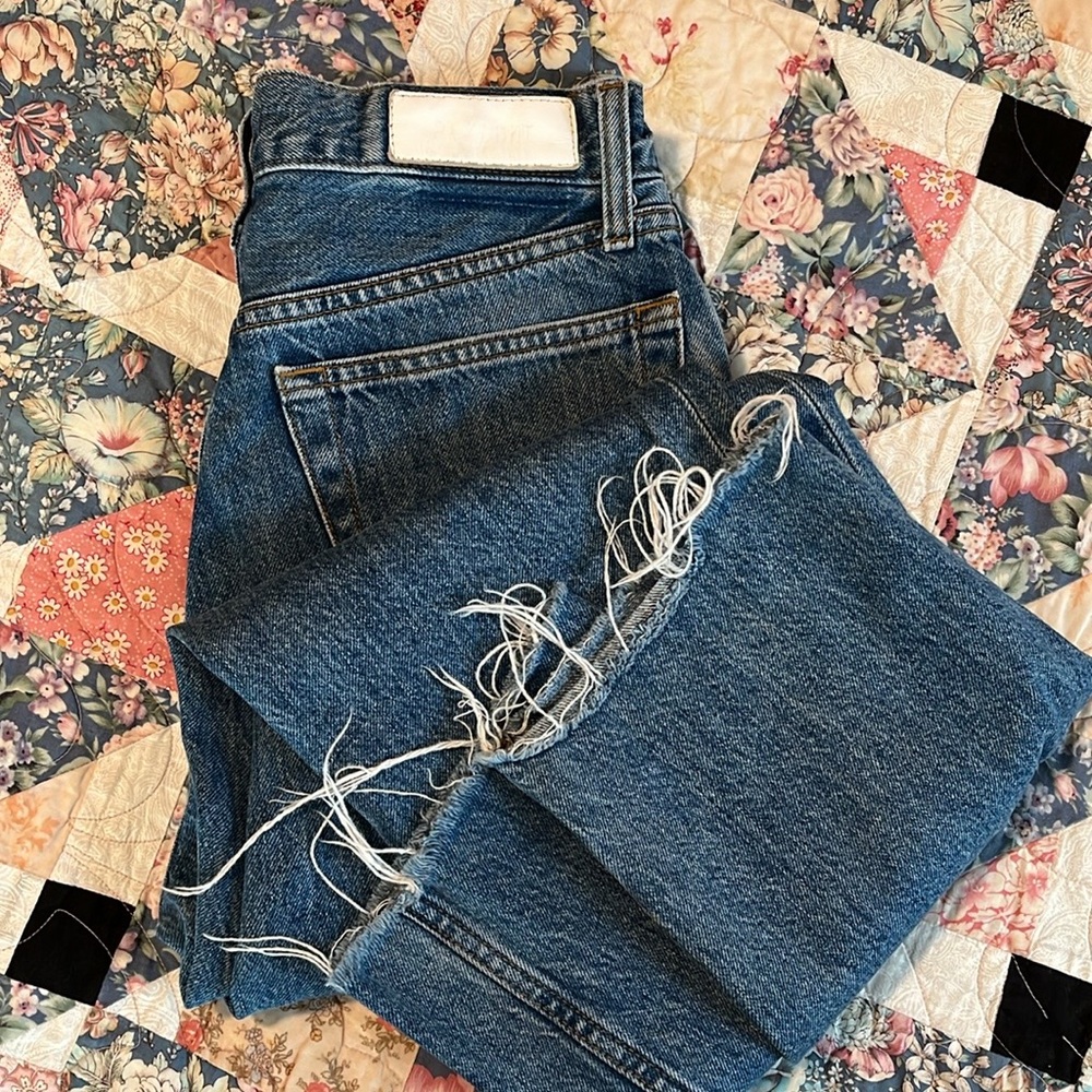 Re/Done 70s Stove Pipe jeans size 28